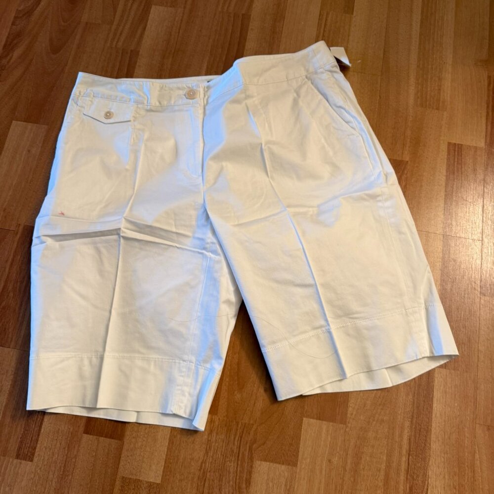 White Bermuda Shorts - NWT
